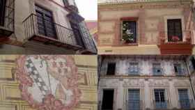 Pinturas murales restauradas en Málaga.