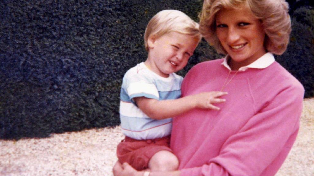 Lady Di, con Guillermo en brazos.