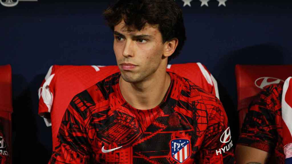 Joao Félix, en el banquillo del Atlético de Madrid