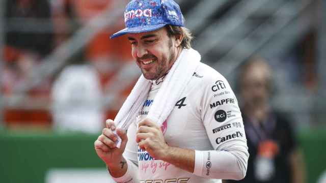 Fernando Alonso en el Gran Premio de México de Fórmula 1