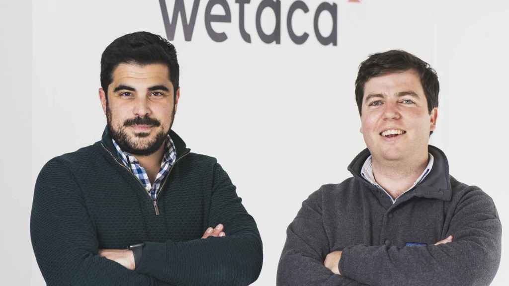 Andrés Casal y Efrén Álvarez, fundadores de Wetaca.