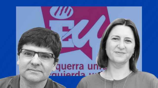 Miguel Ángel Pavón y Rosa Pérez Garijo, dos sectores en Esquerra Unida.