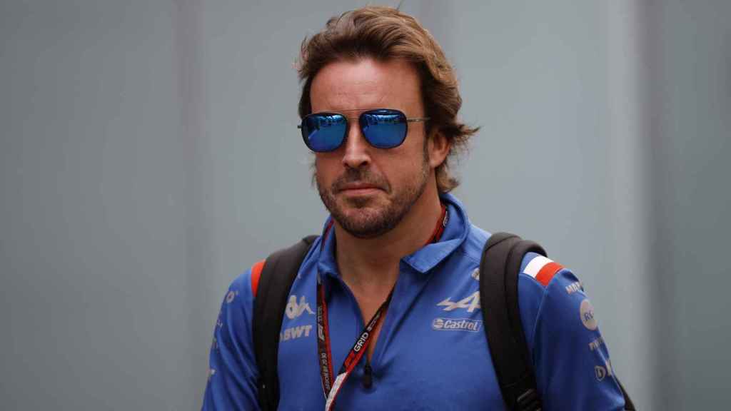 Fernando Alonso en el Gran Premio de Brasil