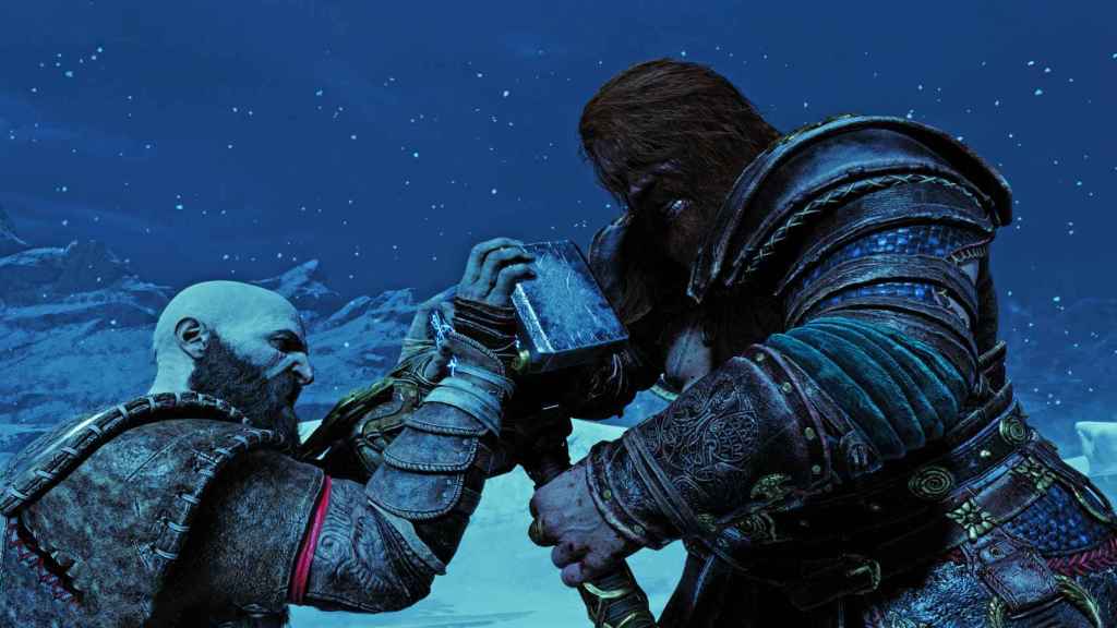 Kratos y Thor entran  en conflicto directo en el yermo congelado en que se ha convertido Midgard