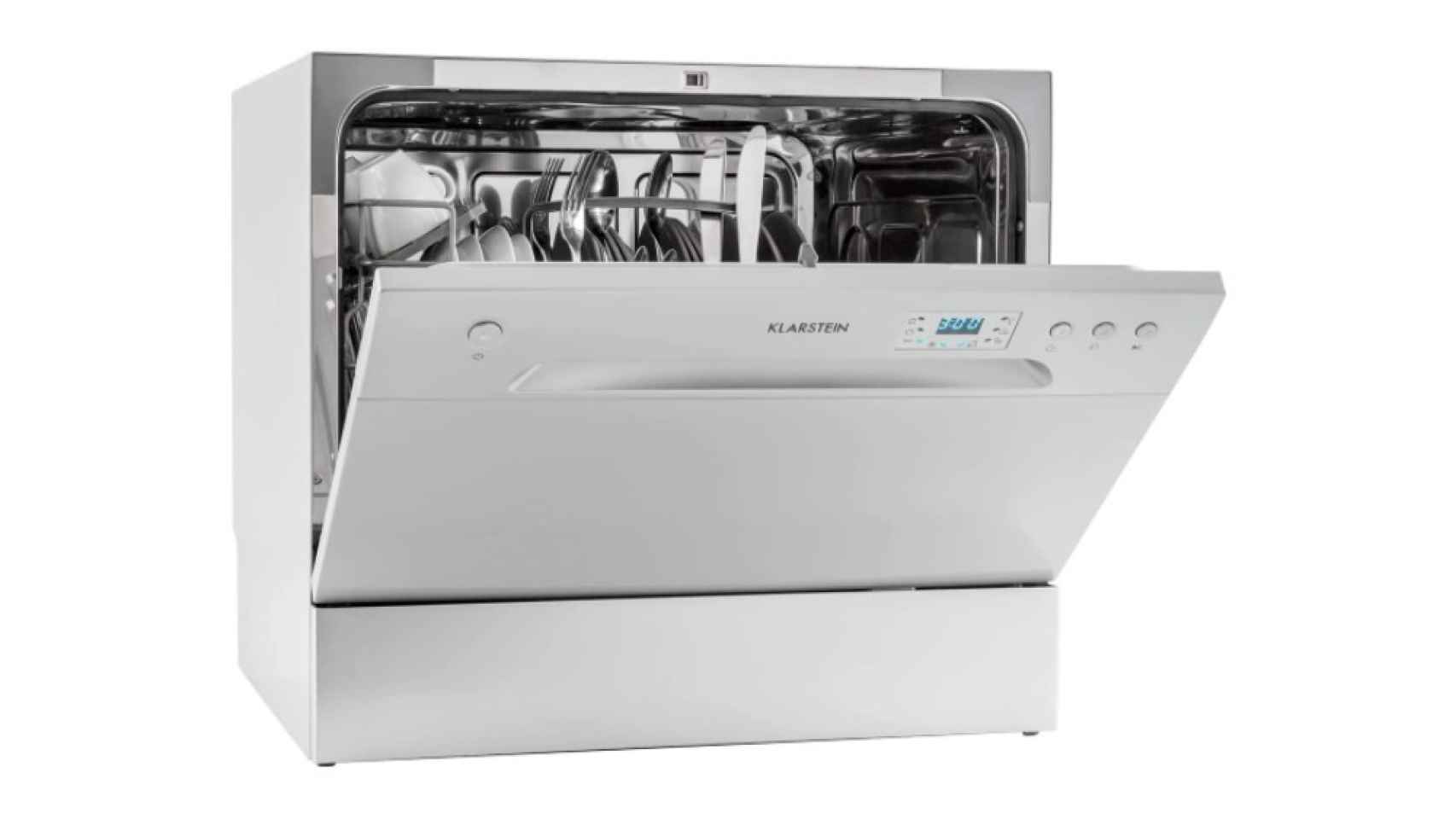  Mini lavavajillas, vibración de alta velocidad, 15 minutos,  apagado inteligente, lavavajillas portátil para apartamento (enchufe de EE.  UU.) : Electrodomésticos