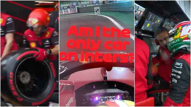 El enfado de Leclerc por el desastre de Ferrari en Brasil