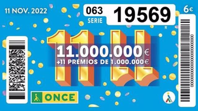 El sorteo extra del 11/11 de la ONCE reparte medio millón de euros en Cuenca