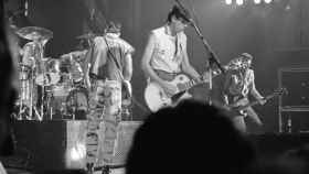 Terry Chimes, Keith Levene, Mick Jones y Paul Simonon, de The Clash. Foto: RUDI KEUNTJE / ZUMA PRESS / CONTACTOPHOTO