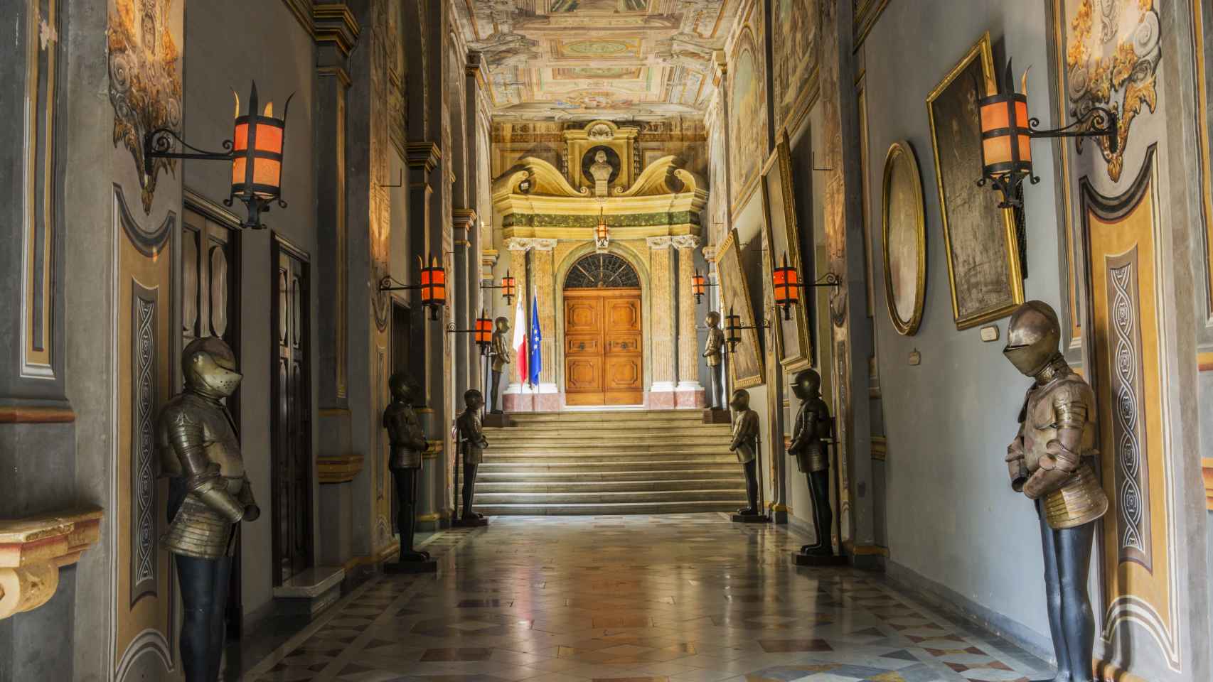 Interior del Palacio del Gran Maestre. Foto: Turismo de Malta