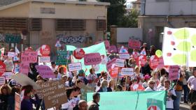 Una fotografía de la manifestación compartida por Podemos Cuenca en las redes sociales.