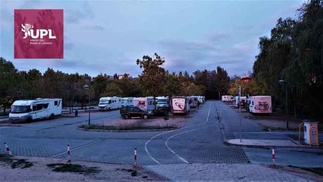 Aparcamiento de caravanas en Zamora