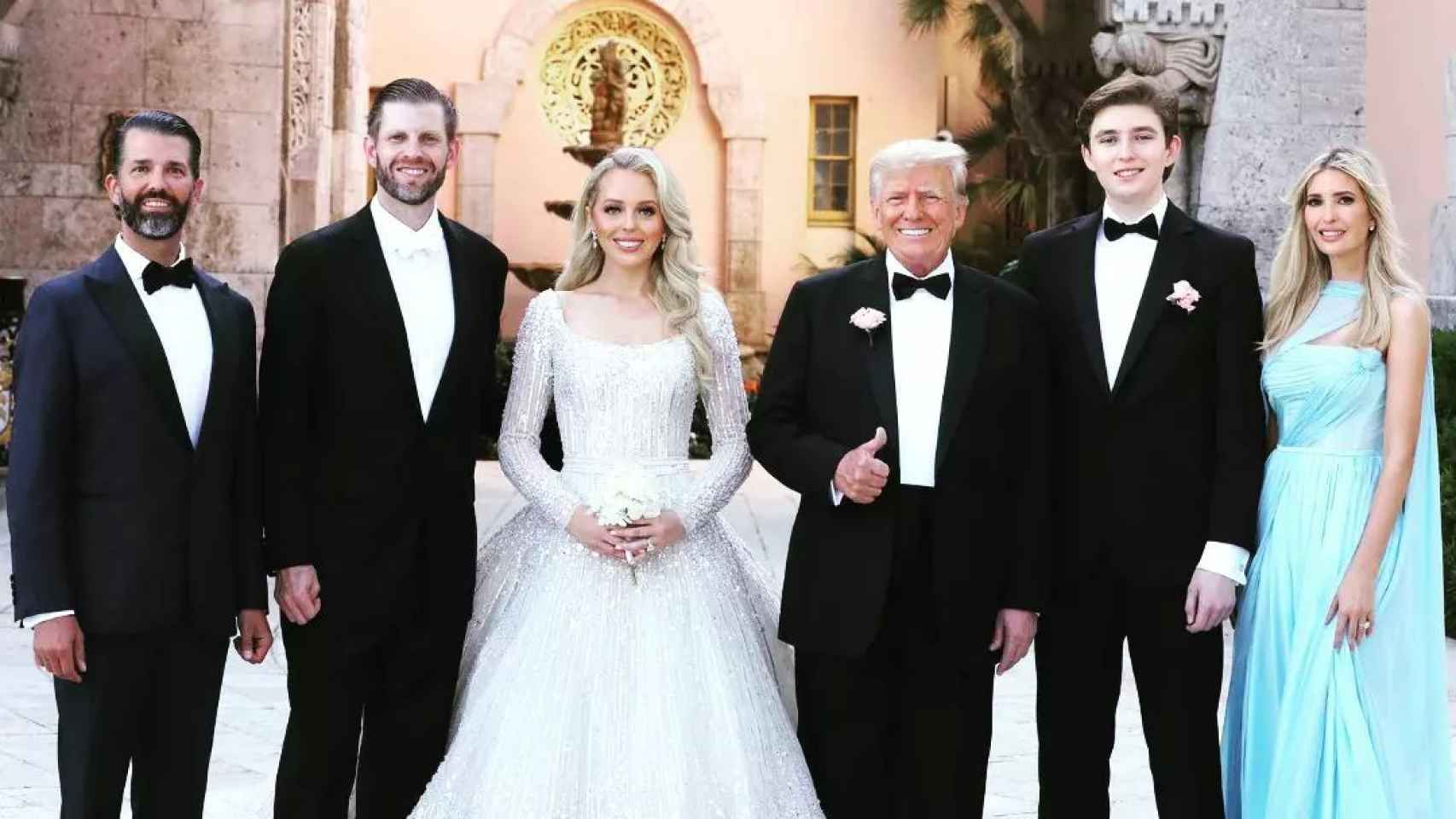 La boda de Tiffany Trump y Michael Boulos desde dentro: del orgulloso padrino al arco de cuajado de flores