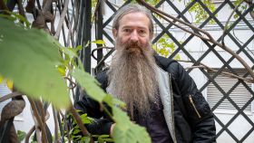 Aubrey de Grey, gerontólogo y doctor en Biología, en la residencia del CSIC en Madrid.
