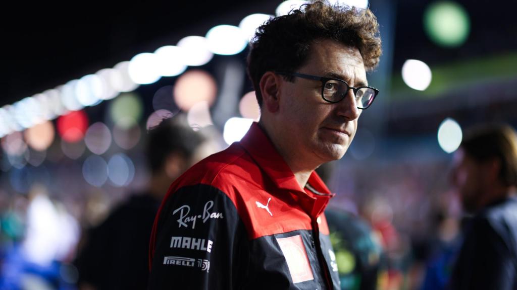 Mattia Binotto durante el Gran Premio de Singapur