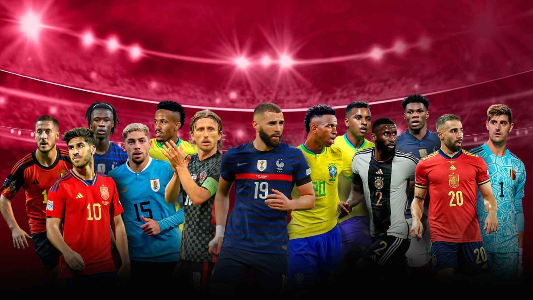 Los 13 internacionales del Real Madrid en el Mundial de Qatar 2022