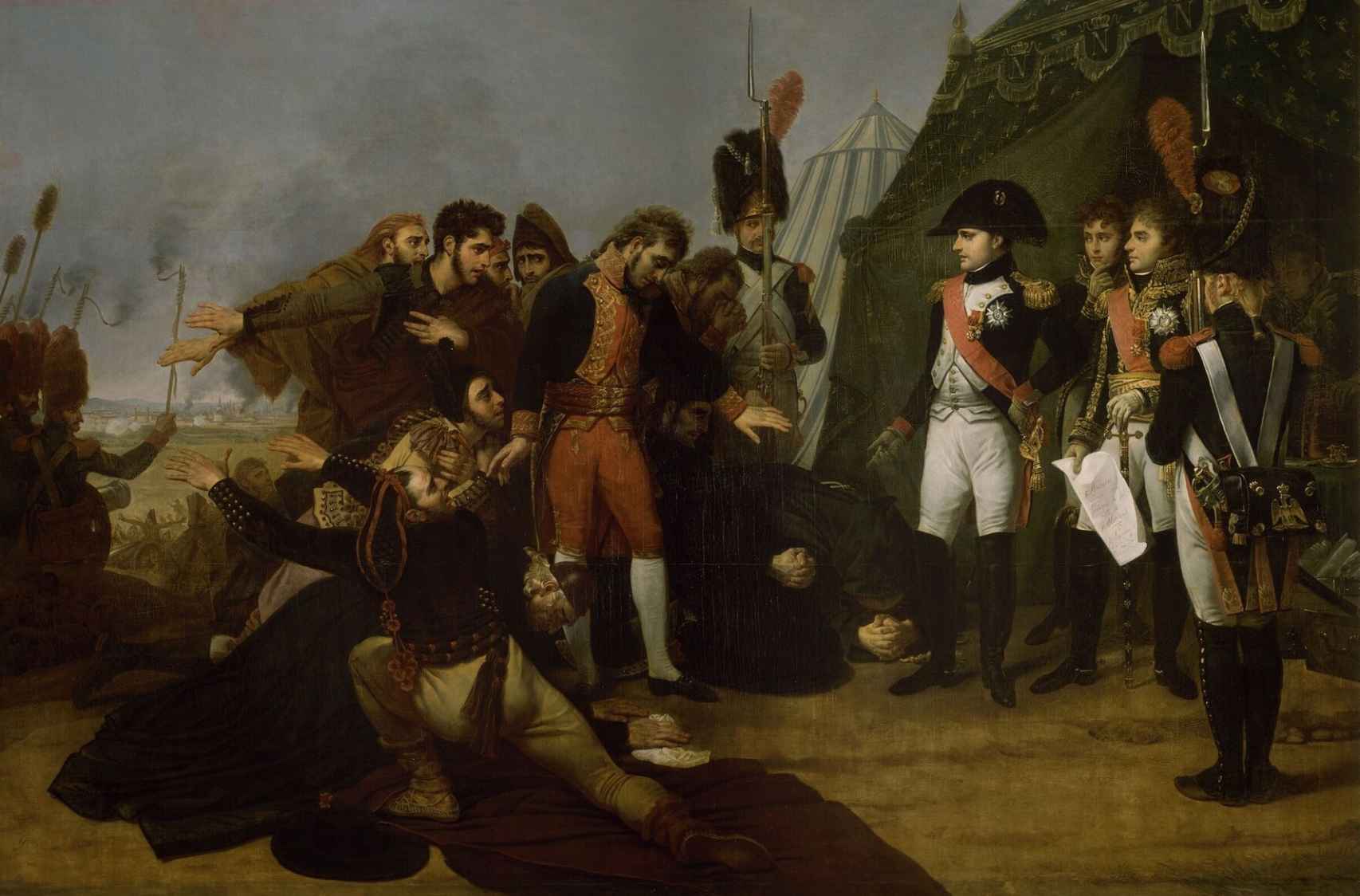 'Napoleón acepta la rendición de Madrid, 4 de diciembre de 1808', un óleo de Antoine-Jean Gros.