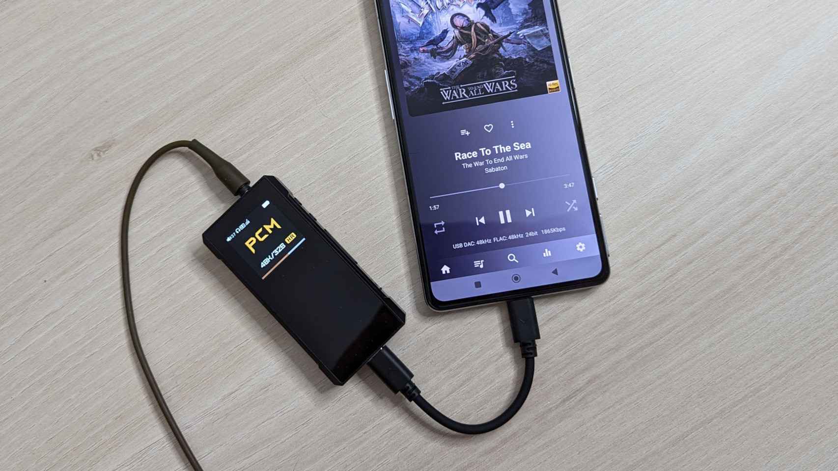 There are ways to listen to high definition audio on your mobile