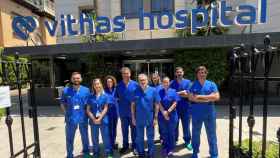 El equipo liderado por el doctor Santoyo en Vithas Málaga.