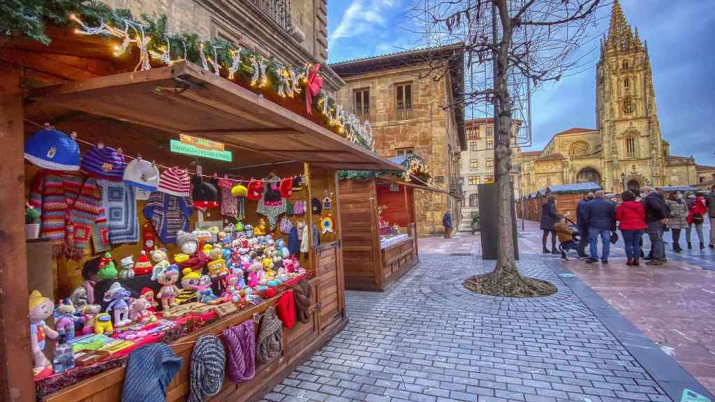 Mercados navideños en las calles de Oviedo