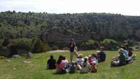 La Asociación del Turismo Rural y Activo de Segovia, durante una de sus rutas