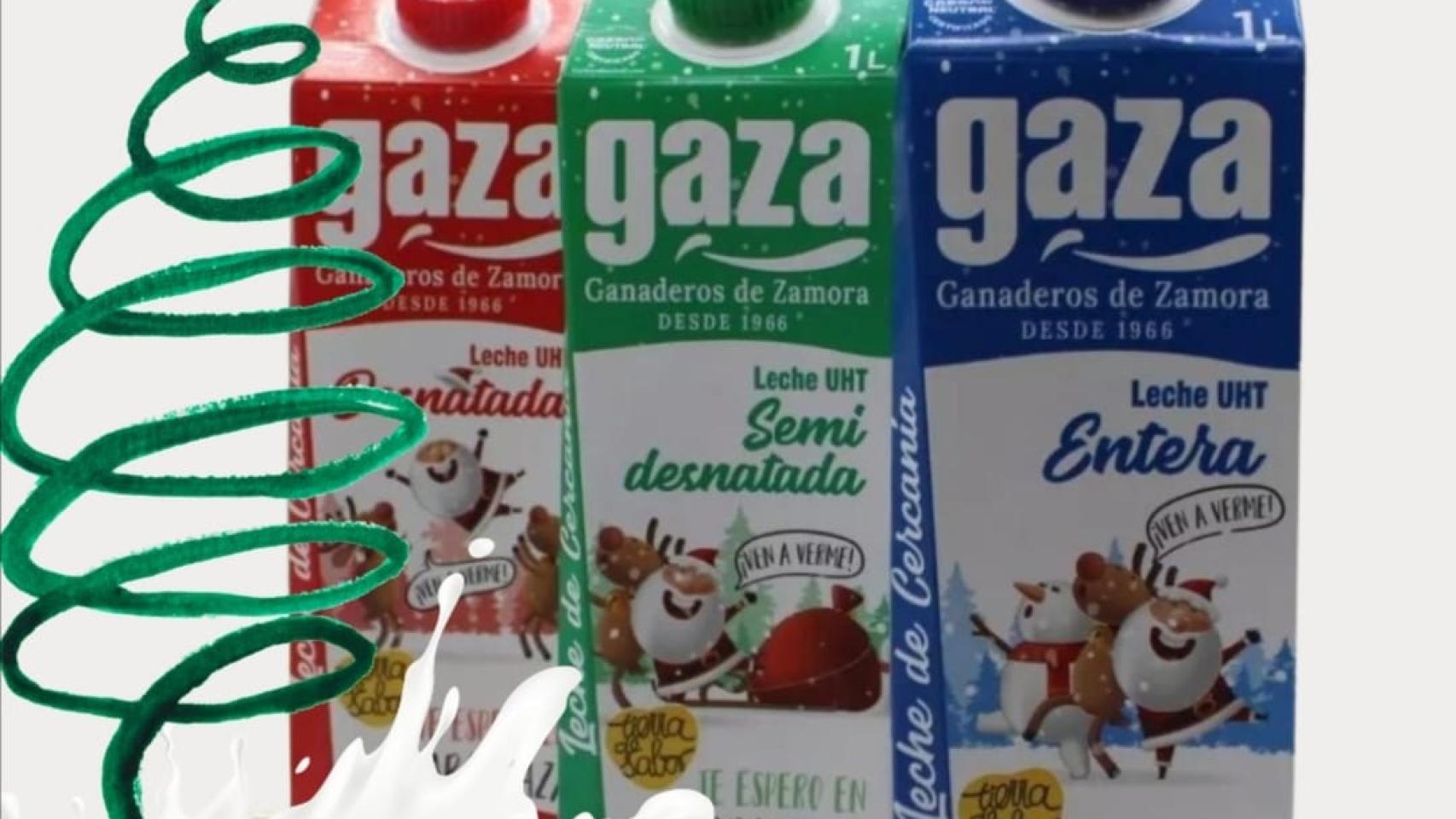 leche semidesnatada gaza