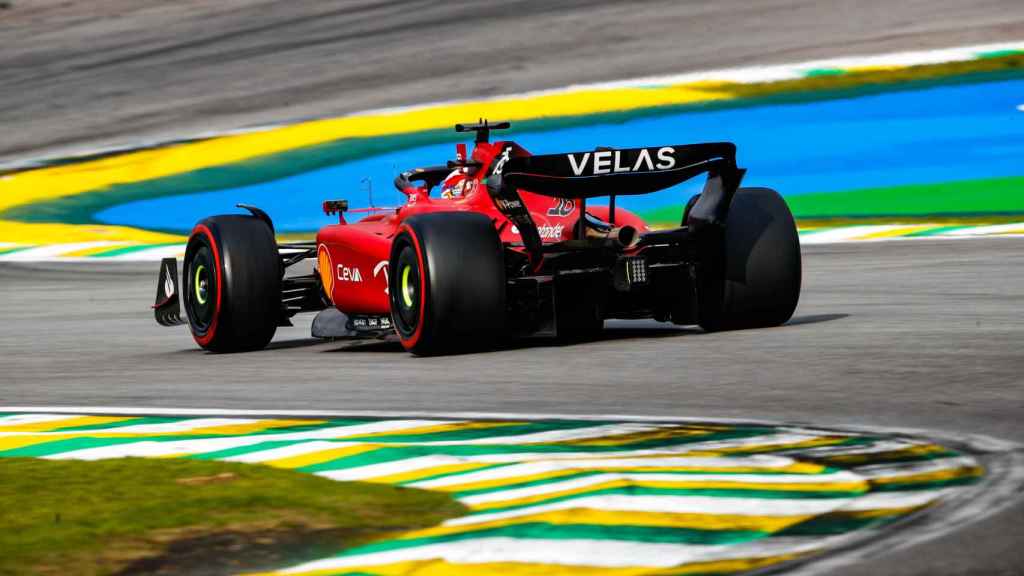 Charles Leclerc en el Gran Premio de Brasil de Fórmula 1