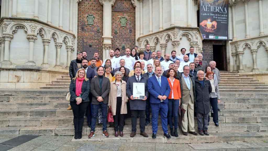 Presentación de Cuenca como Capital Española de la Gastronomía. Foto: Europa Press.