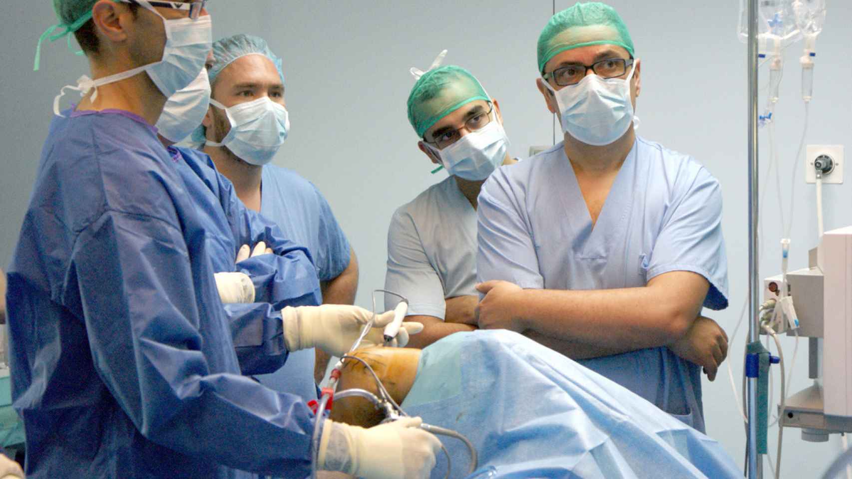 Operación de artroscopia de codo realizada en IMED Levante.