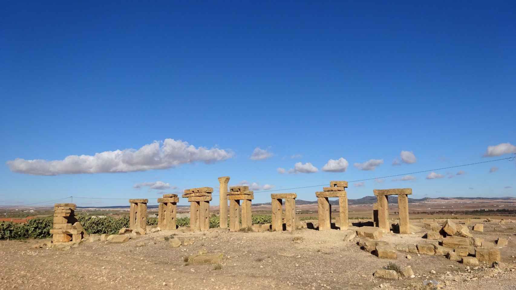 Almazara romana de Henchir el Begar 2. (Región de Kasserine, Túnez).