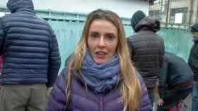 La reportera Laura de Chiclana conectaba con 'En boca de todos' desde Ucrania.