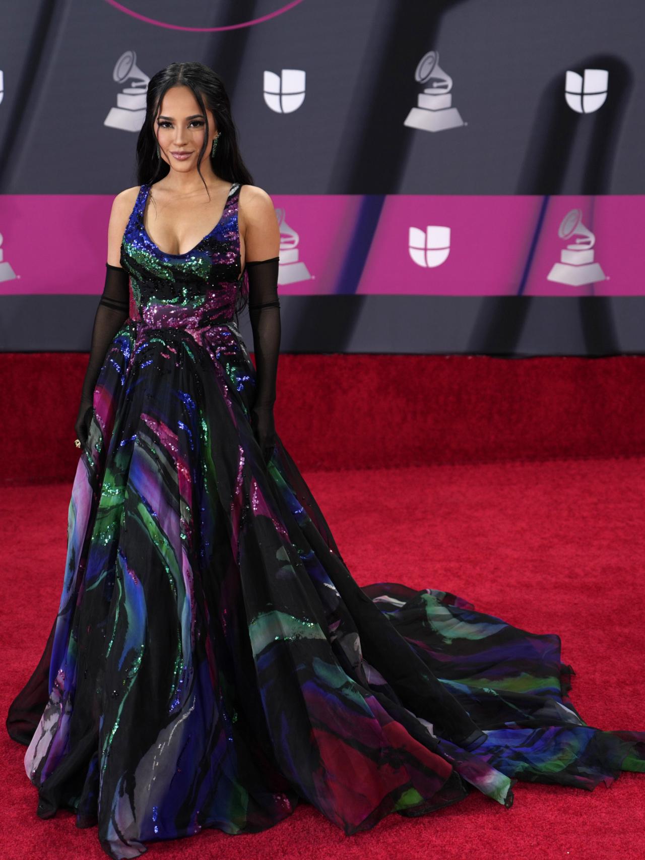 Rosalia Goes Sheer in Miu Miu Dress at Latin Grammys 2022 – WWD