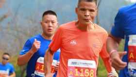 'Tío' Chen durante su última maratón