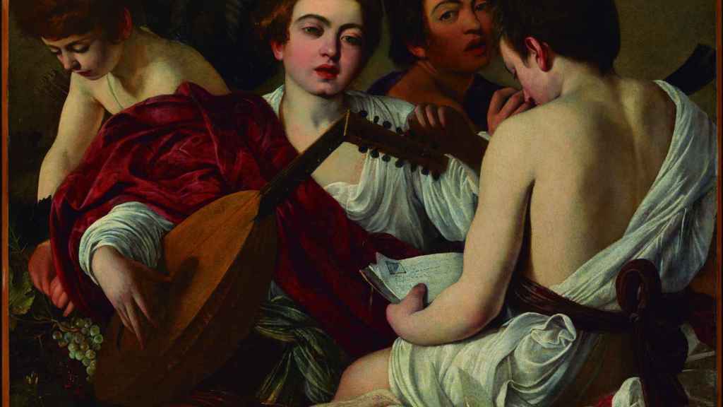 Caravaggio: 'Los músicos', 1597. The Met, Nueva York