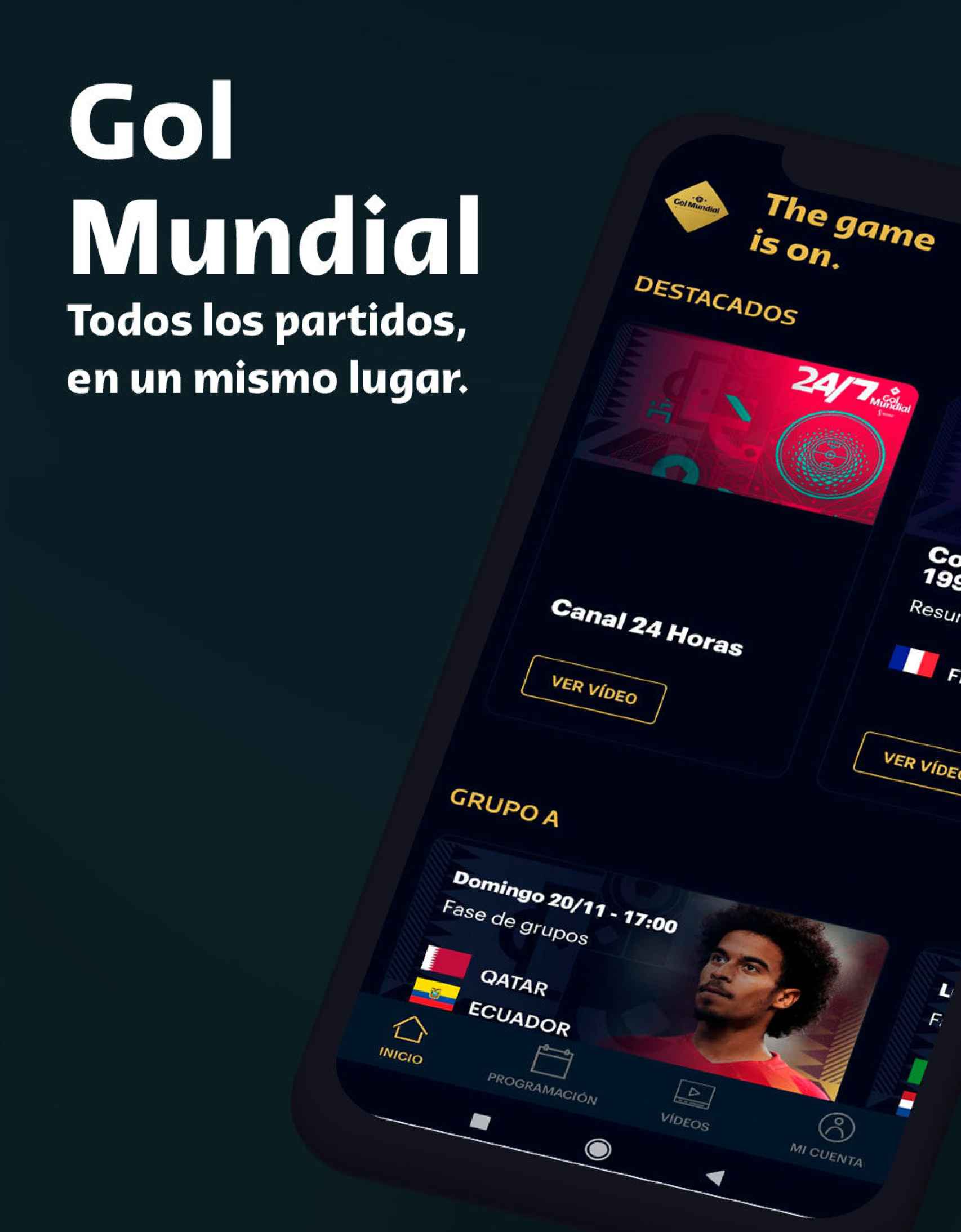 App de Gol Mundial para Android
