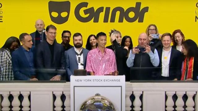 Toque de campana en la salida a bolsa de Grindr