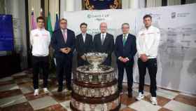 Presentación en la ciudad de Málaga de la Davis Cup By Rakuten Final 8 que se disputará en la ciudad de la Costa del sol la próxima semana.