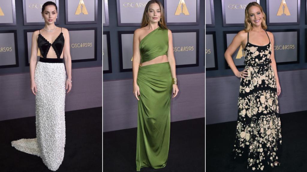 Premios Oscar 2023: Ana de Armas deslumbra con un vestido de Louis Vuitton  que alarga su silueta y potencia sus curvas