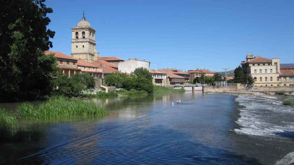 El río Pisuerga discurre por la ciudad creando parajes de gran belleza