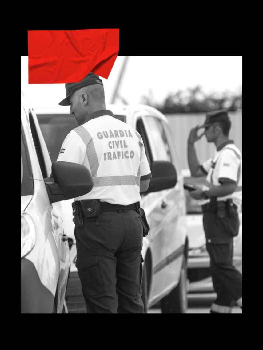 A Civil Guard traffic control.