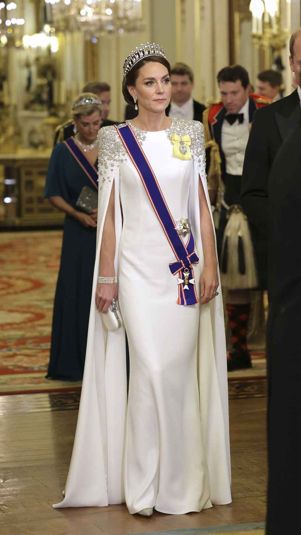 El 'outfit' de gala que ha escogido la mujer del nuevo príncipe de Gales, Guillermo.