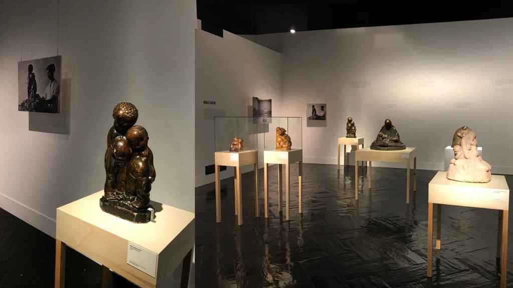 Algunas de las esculturas de Margarita Gil Roësset, nunca reunidas hasta la fecha en una muestra.