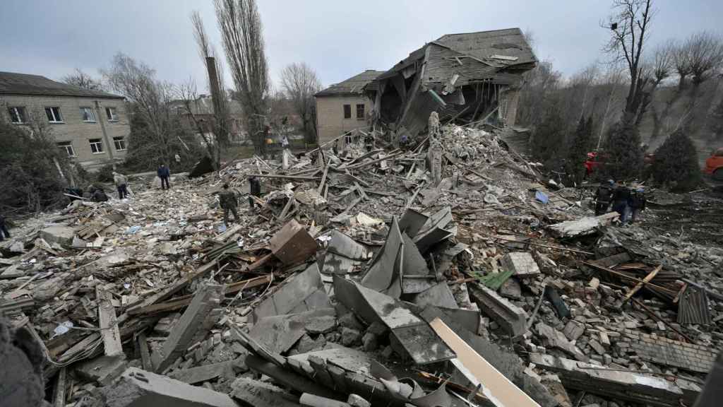 Imagen del ataque de Rusia contra la ciudad de Vilniansk, en Zaporiyia.