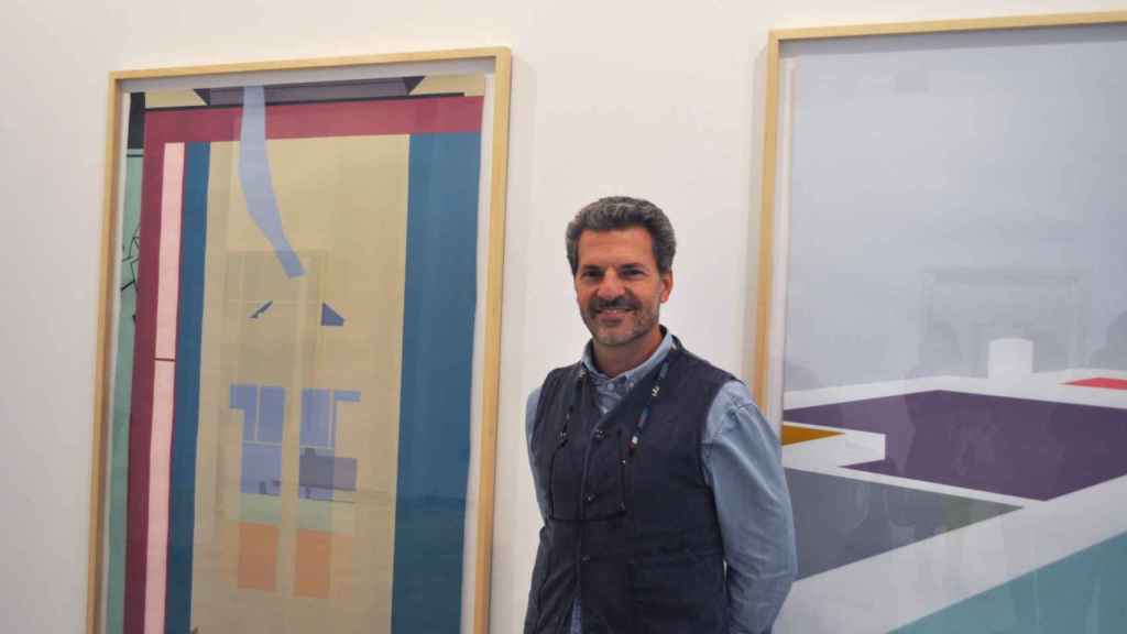 Norberto Gil, en su última exposición en la galería sevillana Birimbao. Foto: Galería Birimbao
