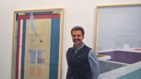 Norberto Gil, en su última exposición en la galería sevillana Birimbao. Foto: Galería Birimbao