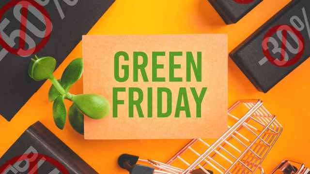 Imagen de archivo del Green Friday, una alternativa sostenible al Black Friday.