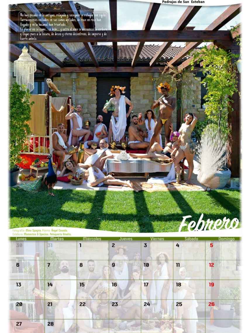 Calendario erótico de Pedrajas de San Esteban 3