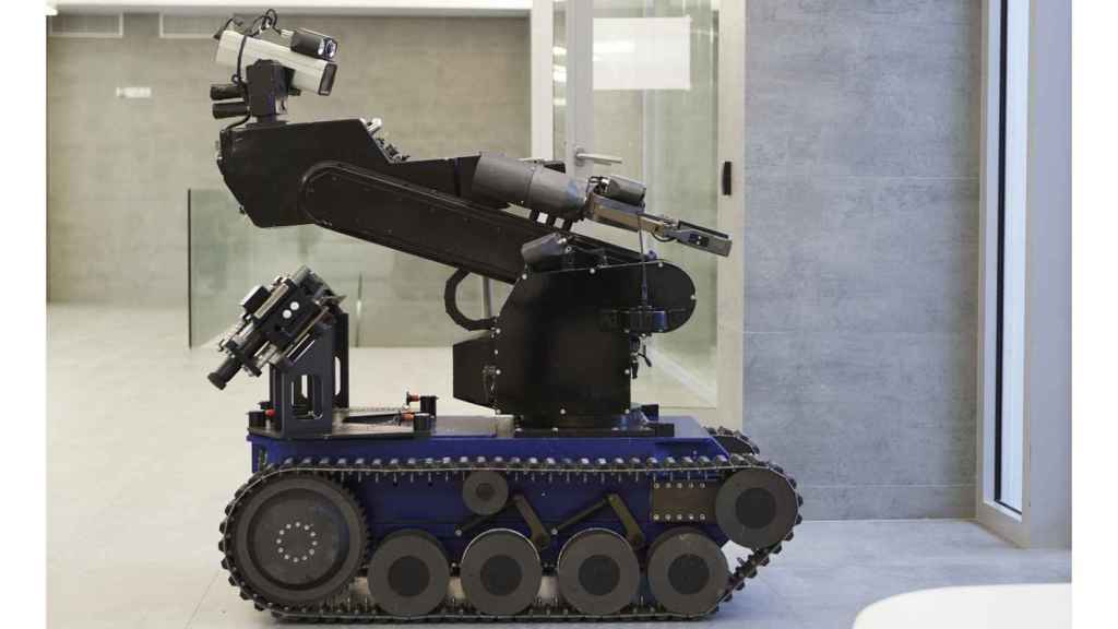 Robot policía usado para desarmar bombas.
