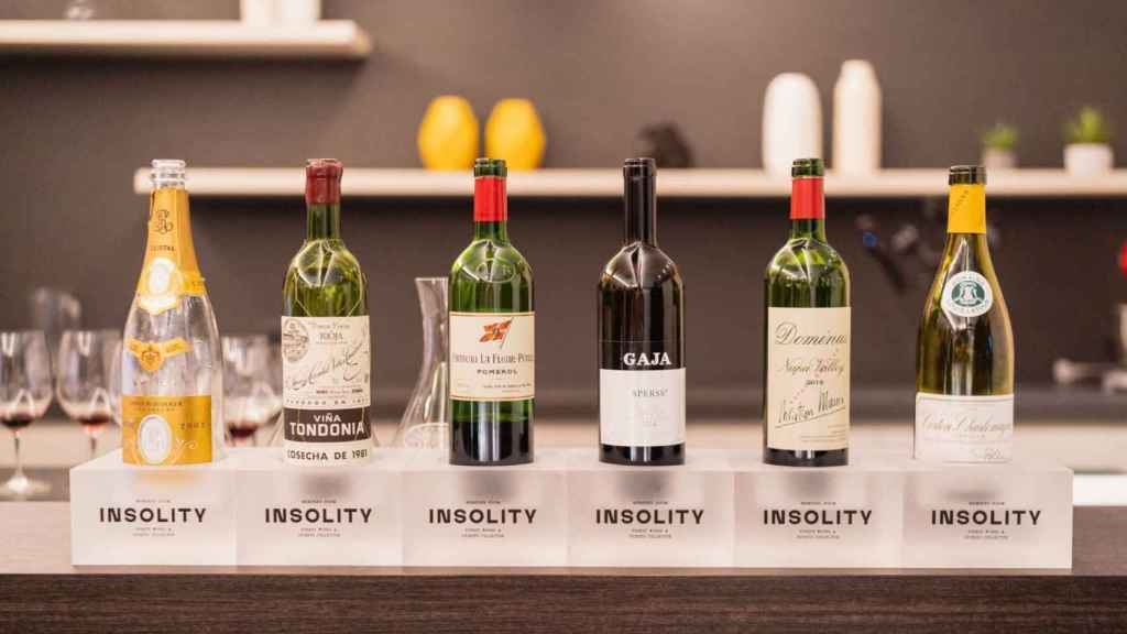 Cata de vinos de lujo de Insolity