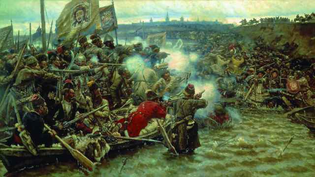 'La conquista de Siberia por Yermak', de Vasili Súrikov (1895)