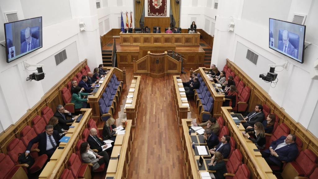 Pleno de las Cortes. Foto: Cortes CLM.